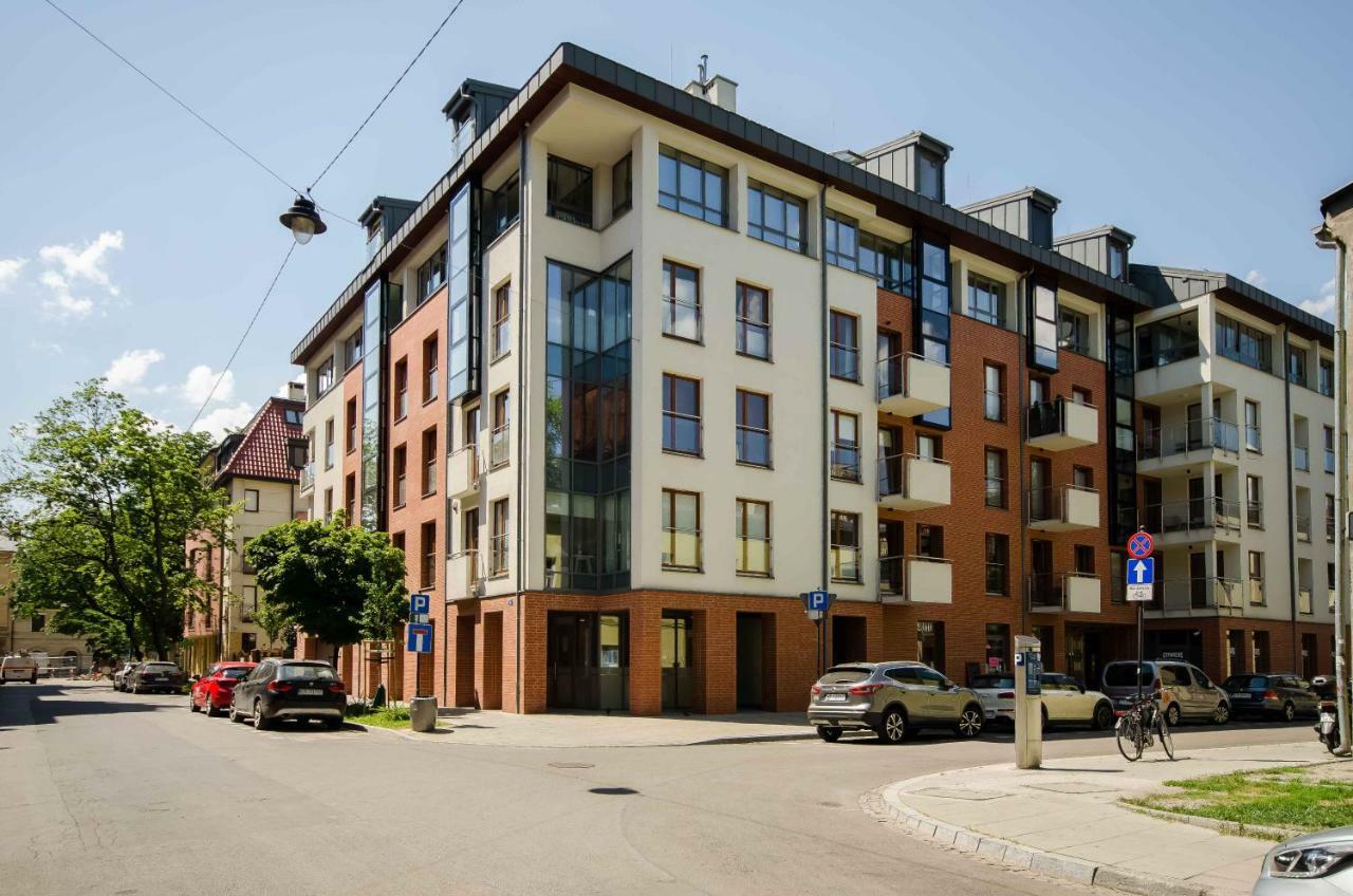 Central Kazimierz Apartment With Balcony คราคูฟ ภายนอก รูปภาพ